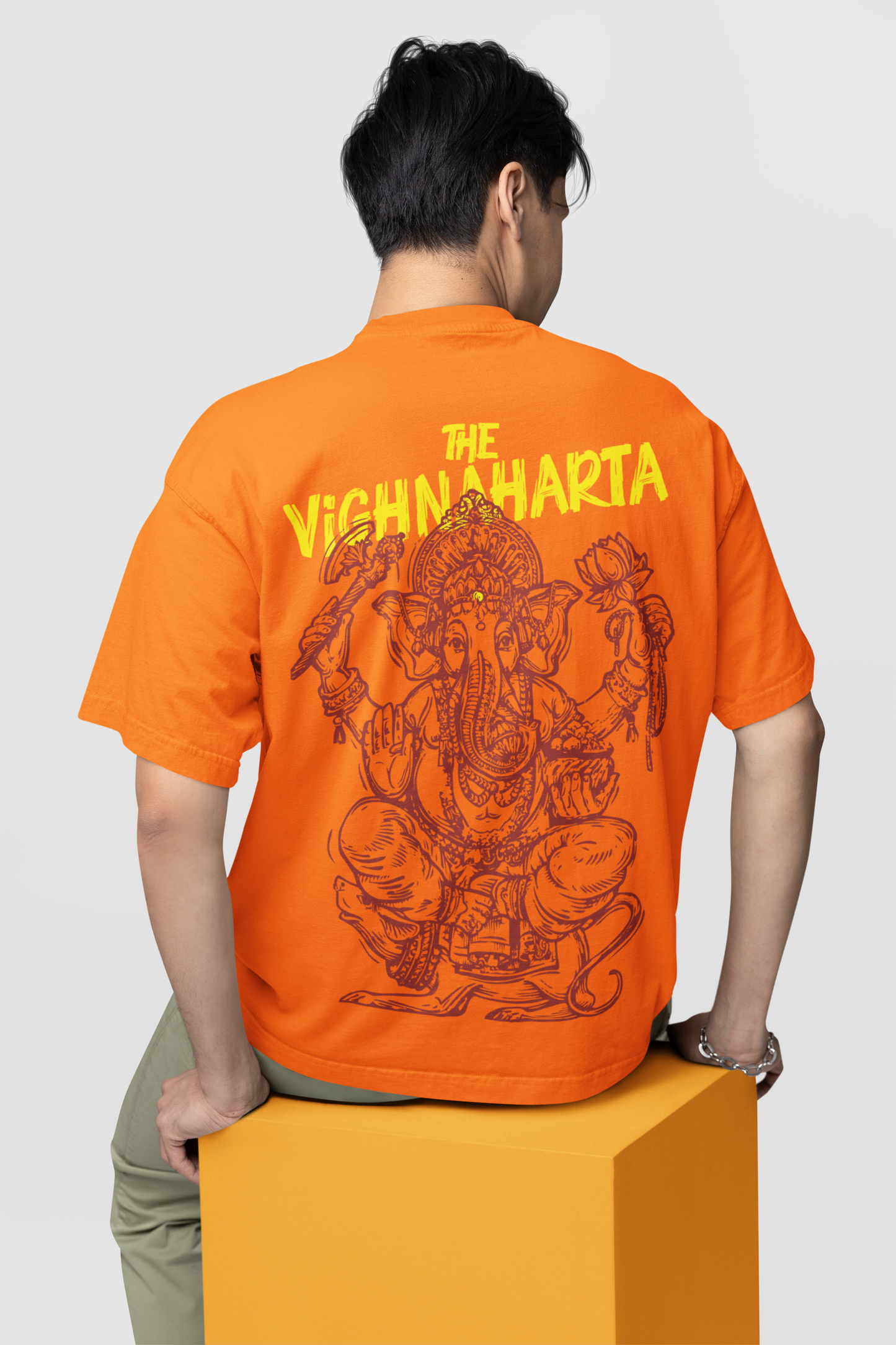 The Vighnaharta Ganesh Oversized Tshirt